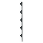 Poste de Paso para Cercas Eléctricas / Tubo Redondo 25 mm (1 in) / Longitud 1 m (39.4 in) / 5 Aisladores Integrados / Acero Galvanizado en Caliente