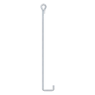 Ancla de Suelo / Ø 3/4\" x 160 cm (5.25 ft) / Ojo de Llave / Galvanizado en Caliente / ASTM-36 / GMAW 5 mm