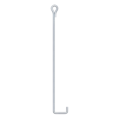Ancla de Suelo con Ojo de Llave Ø 3/4\" x 150 cm, Galvanizado por Inmersión en Caliente.