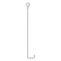 Ancla de Suelo con Ojo de Llave Ø 3/4\" x 150 cm, Galvanizado por Inmersión en Caliente.