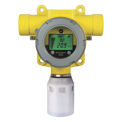 Detector de gas fijo con sensor electroquímico de hidrógeno 0-1000 ppm, salida 4-20 mA, certificación UL/c-UL