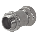 Conector Recto de Compresión / Acero Galvanizado / 1 1/4 in / Pared Delgada / 2.04 x 2.04 x 2.1 in (5.18 x 5.18 x 5.33 cm)