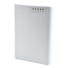 Router exterior / 5 puertos Fast Ethernet blindados / PoE pasivo 4 puertos / IP66 / CPU 650 MHz / RouterOS Nivel 4
