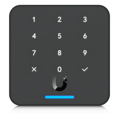 Lector de Acceso G3 Flex con Teclado y NFC, Compatible con App UniFi Identity y Touch Pass, Uso con Guantes o Humedad, Resistencia IP55 y Alimentación PoE