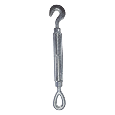 Tensor de 1/2\" x 12\" Acero Forjado OJO-GANCHO Galv. Inmersión en Caliente (Carga Max. 1500 lbs).