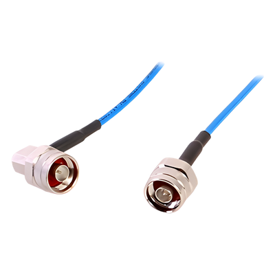 Jumper de Cable Flex TFT-402-LF (1/8 Diam.) de 1 Metro (3.28 Pies), con Conectores N Macho a N Macho en A/R, 0-3 GHz.
