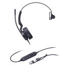 Auriculares Mono USB / Cancelación de Ruido AI Dual-Mic / Altavoz 35 mm / USB-C con Adaptador A / Indicador de Ocupado / Microsoft Teams