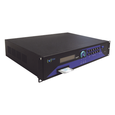 Receptora IP central de monitoreo para paneles de incendio e intrusión con módulos Fire-Lite IPDACT o Honeywell MIP