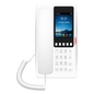 Teléfono IP Hotelero Wi-Fi 6 / Pantalla IPS 3.5\" 320x480 / 2 Líneas SIP / 5 Teclas Programables / Puerto USB-A / PoE 802.3af / Audio HD / Diseño Blanco