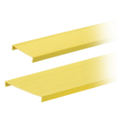 Tapa para Canaleta Ranurada / 4 in Ancho / 1828.8 mm (6 ft) Largo / PVC Sin Plomo / UL94 V-0 / Amarillo