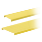 Tapa para Canaleta Ranurada, de 4 in de Ancho, 1828.8 mm de Largo, Color Amarillo