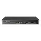 Conmutador IP PBX Enterprise / 50 Extensiones SIP / 25 Llamadas Simultáneas / Hasta 8 Puertos FXO/FXS/BRI / Omnicanal WhatsApp, Facebook, SMS / Transcripción IA / Call Center Integrado