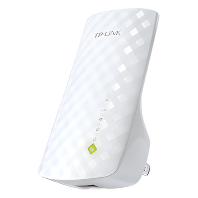 Repetidor / Extensor de Cobertura WiFi AC, 750 Mbps, doble banda 2.4 GHz y 5 GHz, con 1 puerto 10/100 Mbps