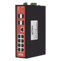 Switch Industrial administrable PoE, puerto 1-2 PoE 24/48. puertos 3-8 puertos 802.3 af/at/bt, hasta 60 W
