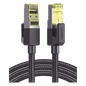 Cable Ethernet Cat7 CLASS F/FTP Redondo con Malla de Nylon 1 Metro (3.28 Pies)