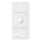Control Inalámbrico de Iluminación / 3 Botones con Subir y Bajar / Alcance 18 m (59.1 ft) / Batería 10 Años / RF para Sistemas Lutron