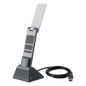 Adaptador USB Wireless Wi-Fi 6 / AX3000 (2402 Mbps + 574 Mbps) / Antenas de Alta Ganancia / USB 3.0 / Baja Latencia Gaming / WPA3 / Cuna Desmontable con Cable 1.2 m (3.9 ft)