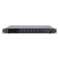 Amplificador de Audio | 1 canal | 350 W | Sistema 100V y Baja Impedancia | 4 Entradas de Micrófono Balanceadas | Bluetooth | USB | SD | FM | Montaje en Rack