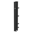 Organizador Vertical de Cables / Doble Cara Frontal y Posterior / 45U / 6 in Ancho / 0.5 ft Ancho / Rack Abierto 2 y 4 Postes / Negro