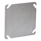Tapa Ciega Cuadrada / 4 Pulgadas / Acero Galvanizado / 0.286 kg / Cajas 4\"x2\"