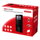 Kit Terminal Control Acceso Biométrico / Huella Digital y QR / 2.4\" LCD / 5000 Huellas + 5000 Tarjetas / IP65 / Wi-Fi + PoE / Cerradura Magnética 272 kg (600 lbs)
