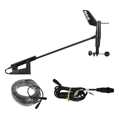 Sensor de Viento Cableado / Alta Precisión / Diseño Aerodinámico / Transmisión en Tiempo Real / Compatible con Instrumentos Náuticos
