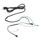 Cable de Alimentación con Termostato Integrado / 1.8 m (5.9 ft) / 115V / 10A / 2 Conectores para Ventiladores / Cobre