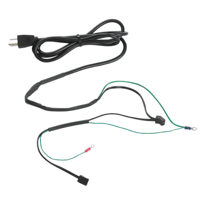 Cable de alimentación con Termostato Integrado para Ventiladores / 1.8 m (5.9 ft) / 115V / 10A / Cobre / Negro / 2 Conectores para Ventiladores