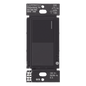 Apagador auxiliar Sunnata de pared para control de 3 vías o escalera, 120 V, compañero cableado del apagador principal del sistema RadioRA 3, color negro mate (Midnight)