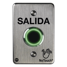 Botón de Salida NoTouch / IR Sin Contacto / Acero Inoxidable 304 / Tiempo Ajustable 0.5-20 s / Contacto Seco C / LED Bicolor