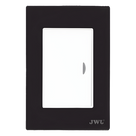 Apagador Escalera Sencillo / 10 A / 127 V CA / 60 Hz / Placa Negra / 4.6 x 3.1 x 1.2 in
