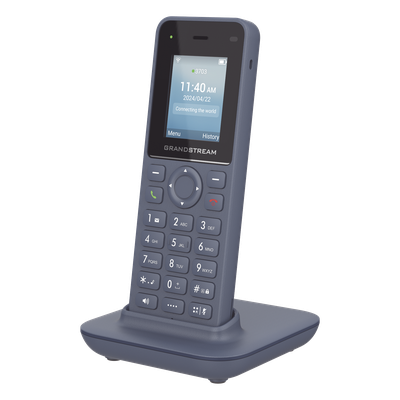 Teléfono IP inalámbrico Wi-Fi, portátil, 2 líneas, 2 cuentas SIP, Voz HD, Bluetooth, Puerto USB tipo C
