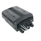 Caja de Distribución de Fibra Óptica / 24 Empalmes / 16 Puertos SC/APC / IP68 / IK10 / Splitter 1x8 Incluido / Entierro Directo