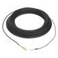 Rollo de Fibra Óptica Drop Redonda G657A2 Monomodo Simplex de 50 Metros (164 Pies) con Conectores SC/APC-SC/APC para Instalaciones Aéreas, Subterráneas o a la Intemperie
