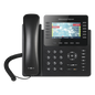 Teléfono IP empresarial de 12 Líneas con 5 teclas de función y conferencia de 4 vías, PoE