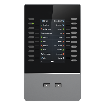 Modulo de extensión para modelos GRP2615, GRP2624, GRP2650 & GRP2670 y al Videoteléfono IP GXV3350 & GXV3450 de Grandstream.