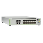 Switch Capa 3 Stackeable 10 Gigabit , 12 puertos SFP/SFP+ 10G y 4 puertos 100/1000/10G Base-T (RJ-45)