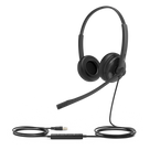 Auriculares USB / Binaural / Cancelación de Ruido Pasiva / USB-A Plug-and-Play / Brazo Flexible 320° / Indicador de Ocupado