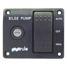 Switch de Panel / Control Manual 3 Posiciones / Portafusibles Integrado / Indicador LED Rojo / 73 mm x 60 mm / 0,07 kg
