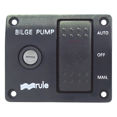 Switch de tres posiciones para control de bombas de achique.