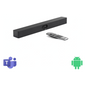 Barra de Videoconferencia Yealink A40 para Salas Medianas con Android 13 Integrado para Microsoft Teams - No Requiere PC - Incluye Control Remoto