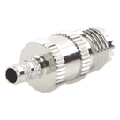 Conector RF Mini UHF Hembra / Anillo Plegable / Cables RG-58/U y RG-142/U / Cuerpo Níquel / Contacto Plata / Aislante Delrin
