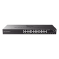 Switch Gigabit Administrable / 24 puertos 10/100/1000 Mbps + 4 Puertos SFP Uplink / Compatible con GWN Cloud.