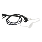 Micrófono-Audífono de Solapa / Tubo Acústico Transparente / Sensibilidad -42 dB / Bocina 112 dB / Conector 3.5 mm PTT / Operación -20°C a 70°C