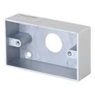 Caja de Montaje para Botón de Salida / Aleación de Zinc Cromada / Superficie / 85 x 50 x 25 mm