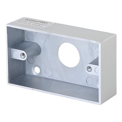 Caja cromada para instalación del botón PRO800B
