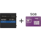 Router Celular Industrial / 4G LTE Cat 4 / 150 Mbps / Wi-Fi 2.4 GHz / 4 Puertos Ethernet / -40°C a 75°C / Gestión RMS Remota