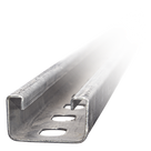 Canal Perforado / 4 x 2 cm / Calibre 12 / 3 m (9.84 ft) / Acero Pregalvanizado