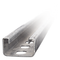 Unicanal Perforado 4 X 2 cm X 3 m / Calibre 12 / Galv. Electrolítico.