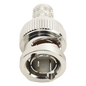 Conector BNC Macho de Anillo Plegable para Cable RG-6, Níquel/ Oro/ Teflón.